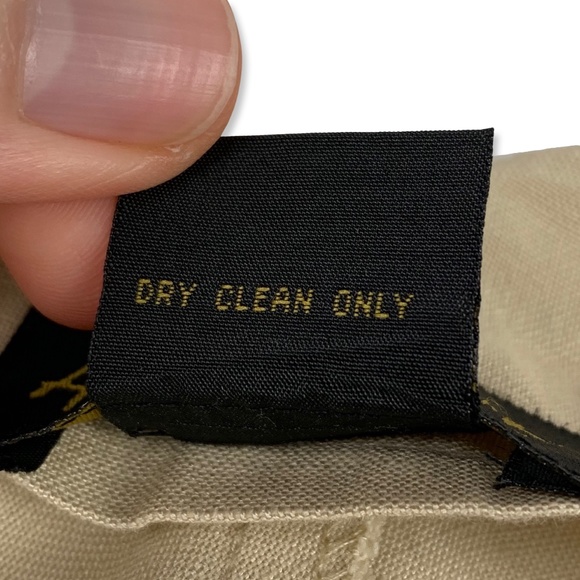 Ashley Stewart Tan 100% Linen Sleeveless V Neck Maxi Dress - Picture 4 of 4